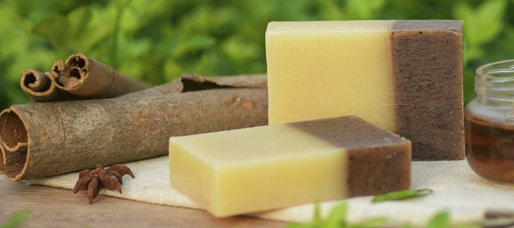 Handcrafted Shea & Flax Soap