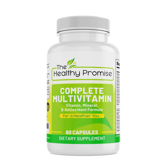 the healthy promise complete multi vitamin dietary supplement bottle front view