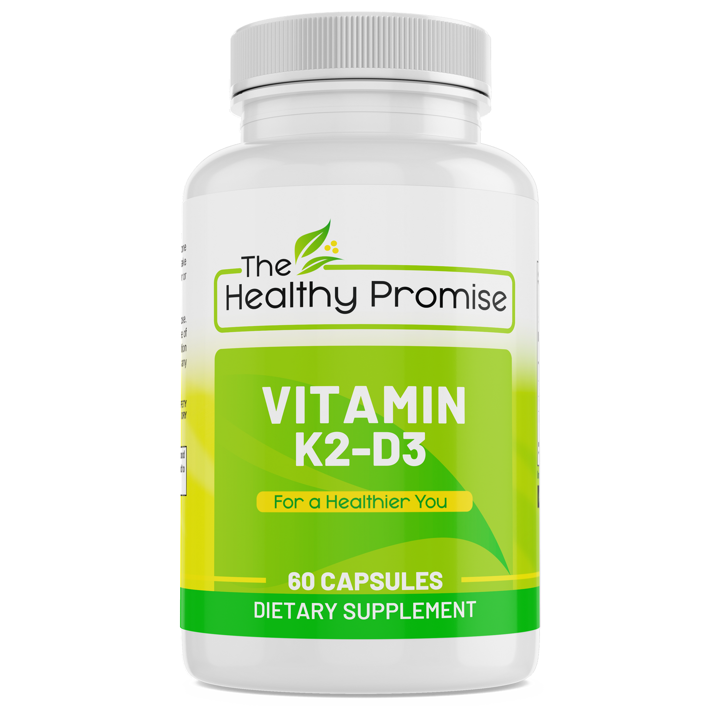 Vitamin D3 With K2 - Vegetable Capsule - 60 Count