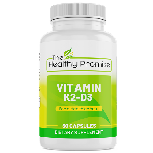 Vitamin D3 With K2 - Vegetable Capsule - 60 Count