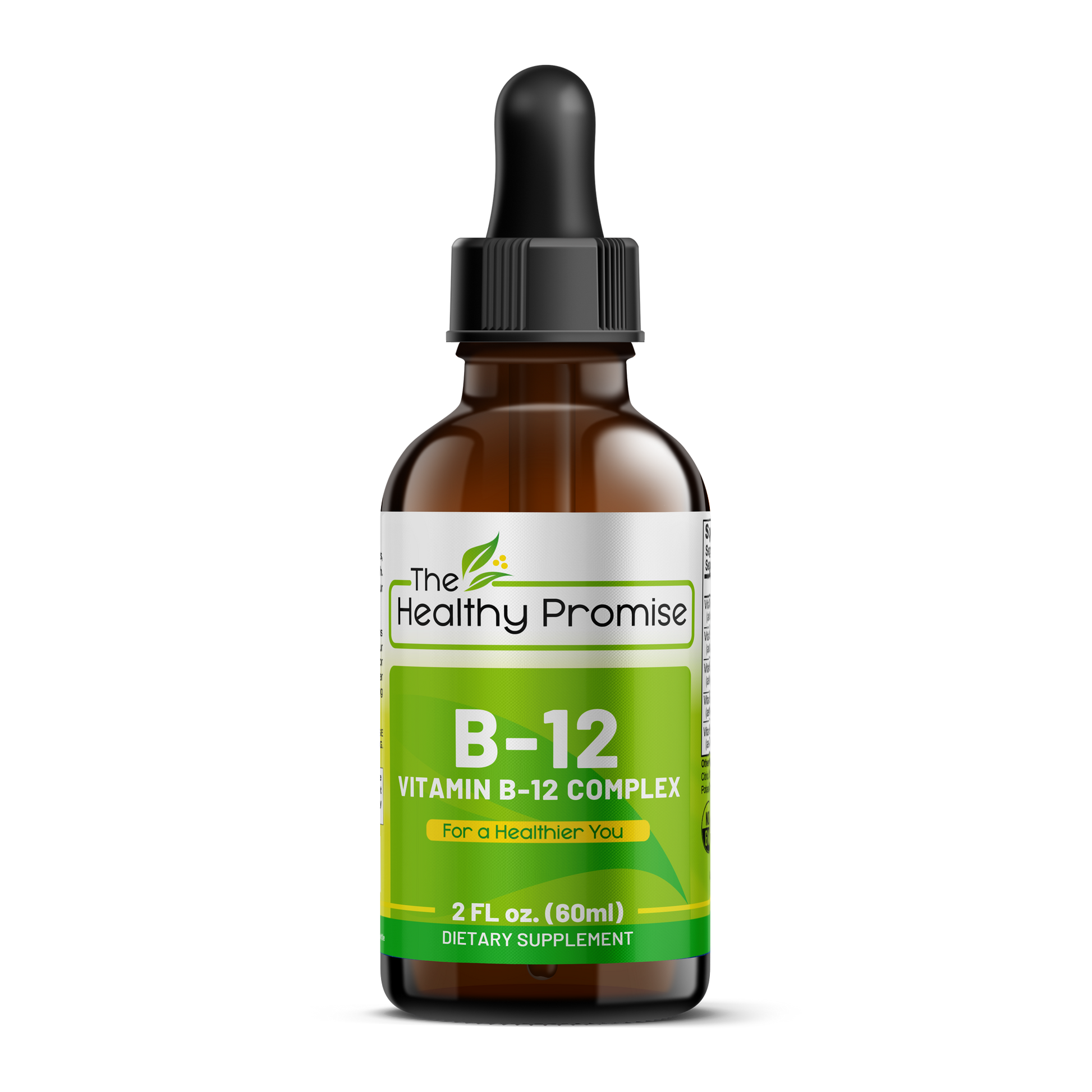the healthy promise vitamin b 12 dietary supplement bottle front view