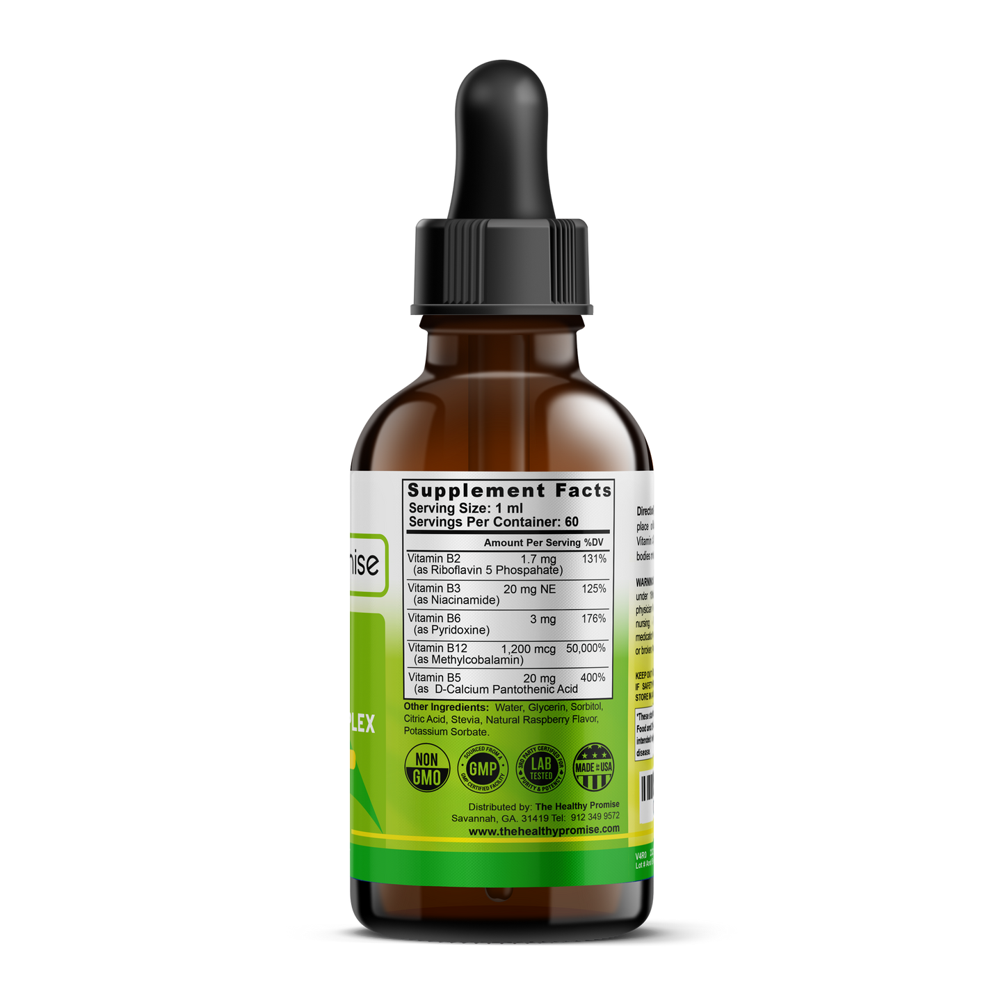 the healthy promise vitamin b 12 dietary supplement facts