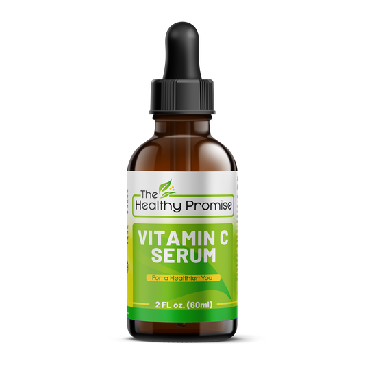 the healthy promise vitamin c serum dietary supplement bottle front view