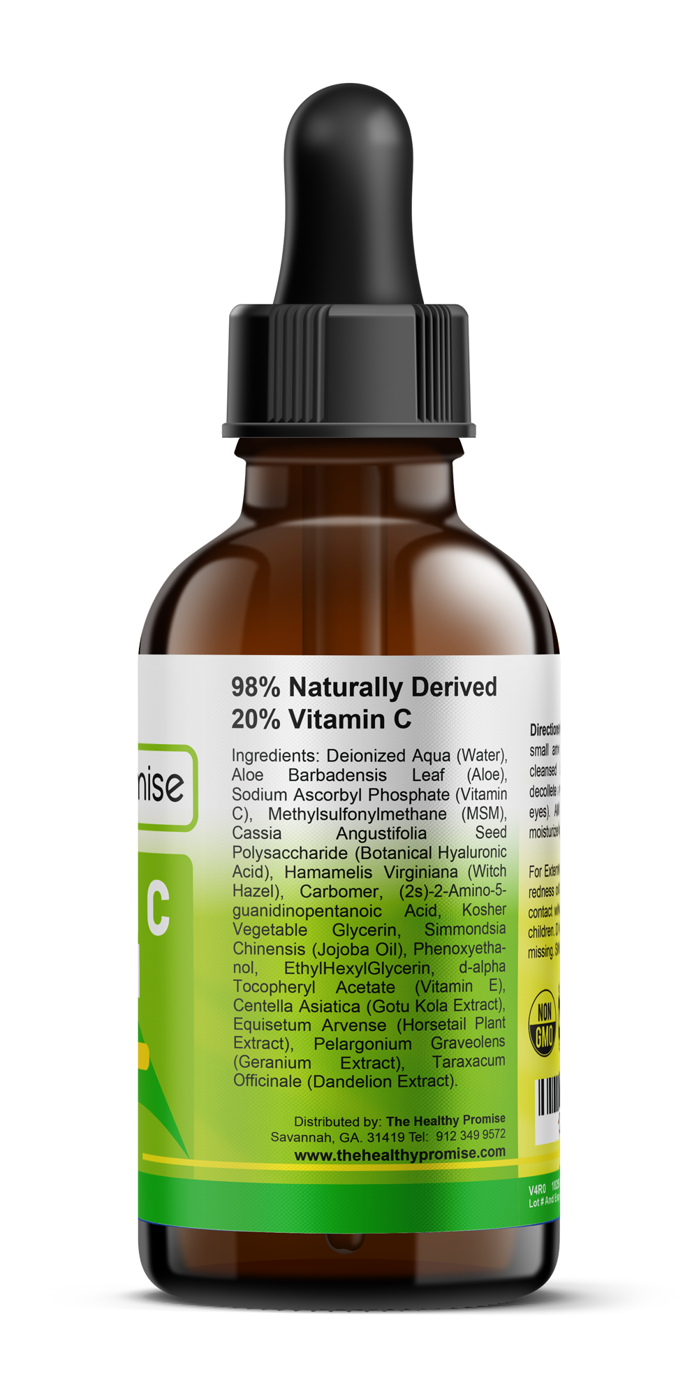 the healthy promise vitamin serum dietary supplement bottle ingredients