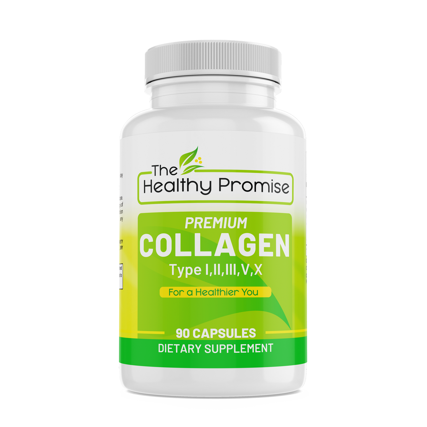 the healthy promise collagen dietary vitamin supplement bottle front view