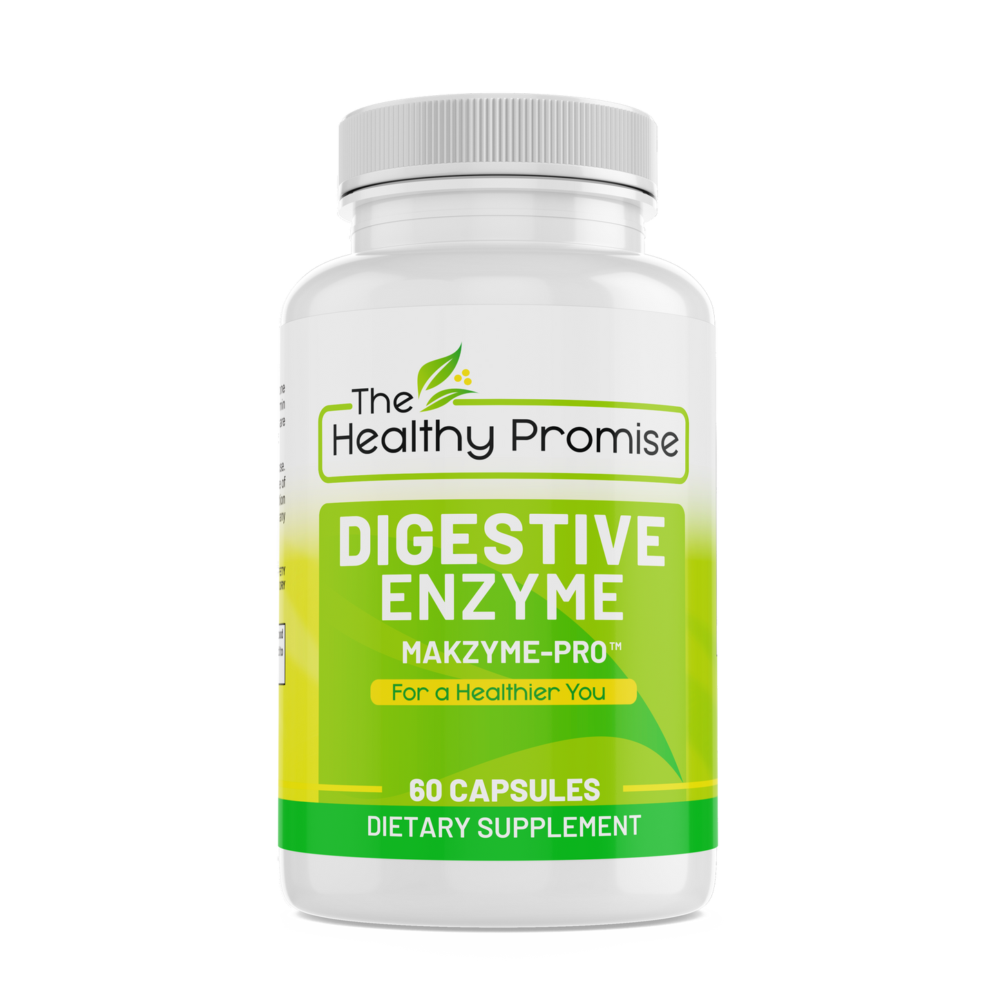 the healthy promise digestive enzyme dietary vitamin supplement bottle front view