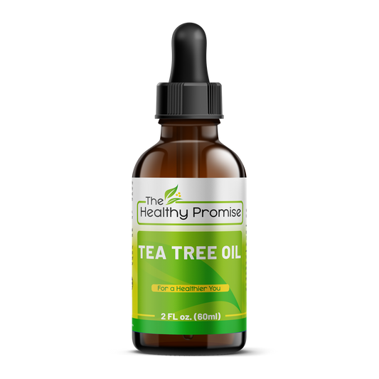 the healthy promise tea tree oil dietary vitamin supplement bottle front view