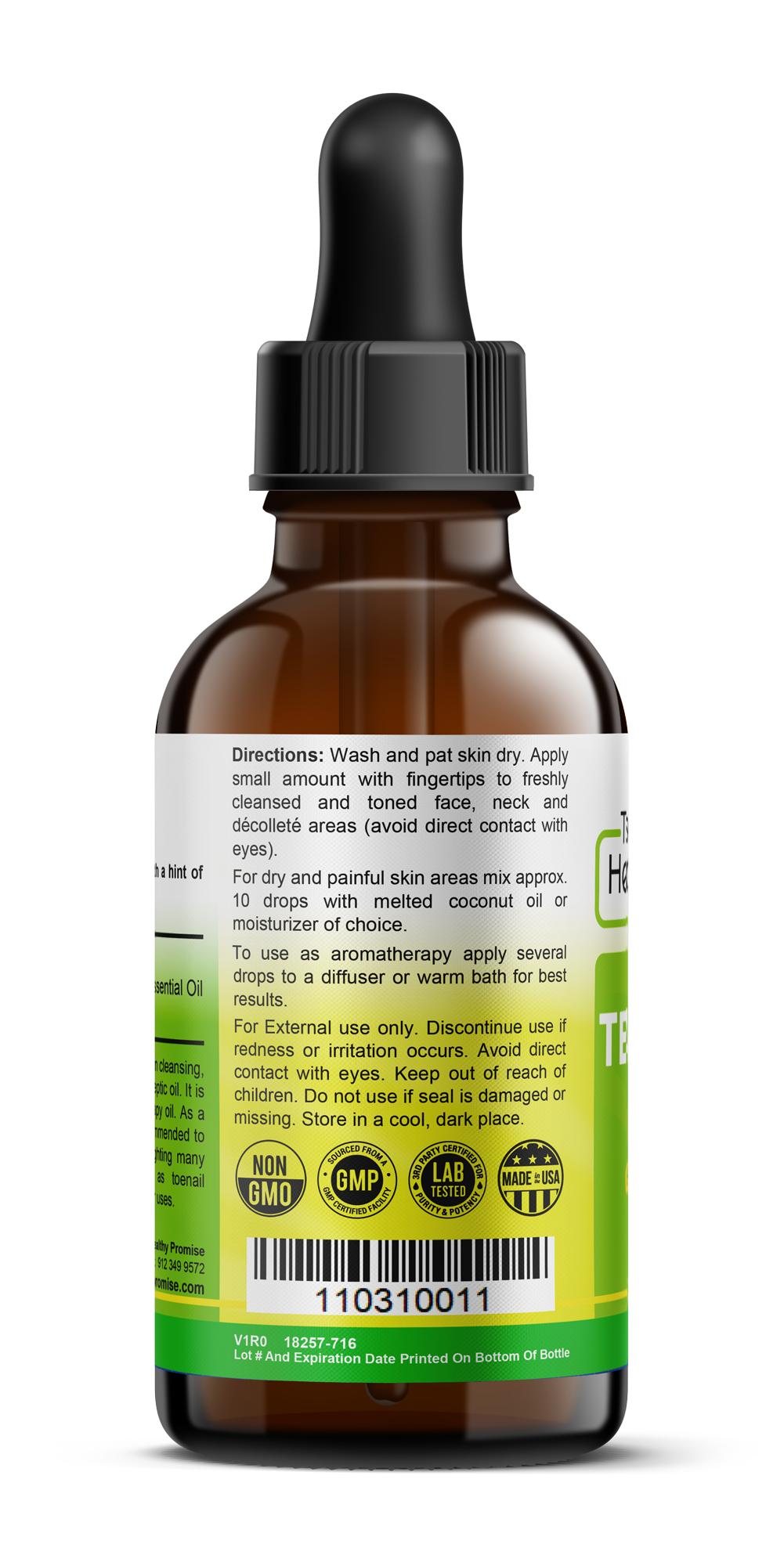 the healthy promise tea tree oil dietary vitamin supplement directions